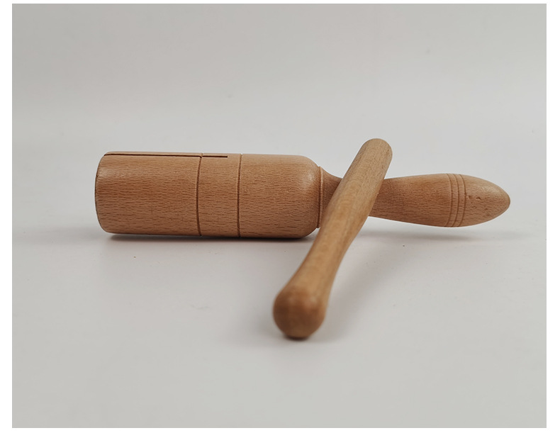 厂家现货木质单响筒 奥尔夫儿童敲击打击音乐乐器 单响筒