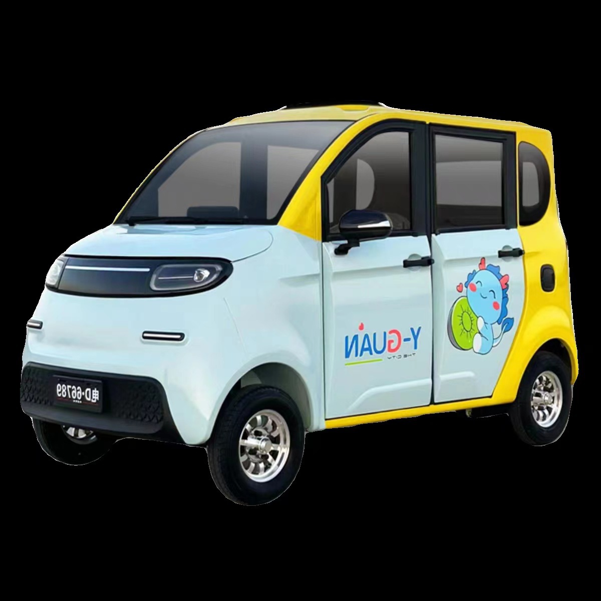 新能源云朵4门 新款老年 女士接娃低速代步电动车-阿里巴巴