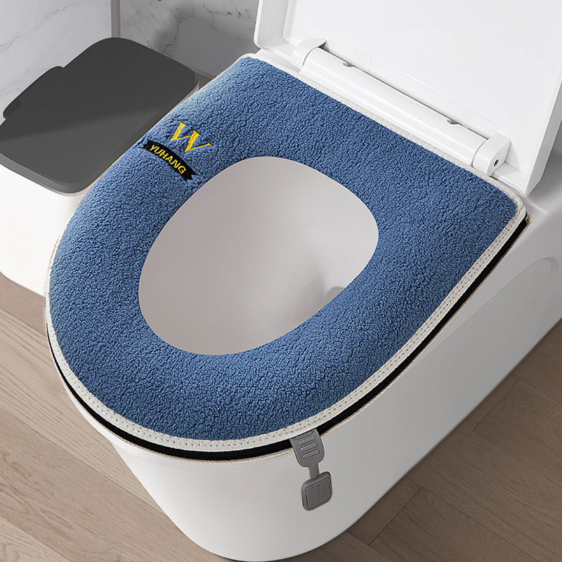 2023 New Toilet Mat Thickened Toilet Seat Domestic Toilet Four Seasons Universal Closestool Cushion Waterproof Cover Toilet Seat