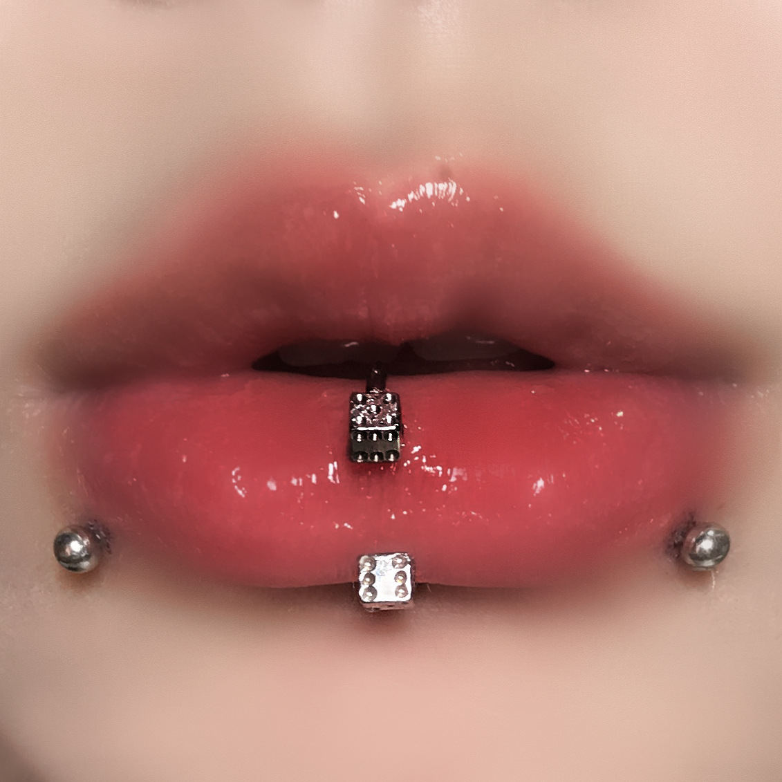 唇环ins唇钉替换钉马蹄环鼻环酷耳骨钉钛钢厂家批发人体穿刺饰品