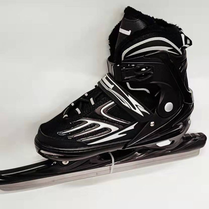 伴威可调球刀速滑冰刀鞋儿童滑冰鞋溜冰鞋冰刀初学者男女保暖冰刀