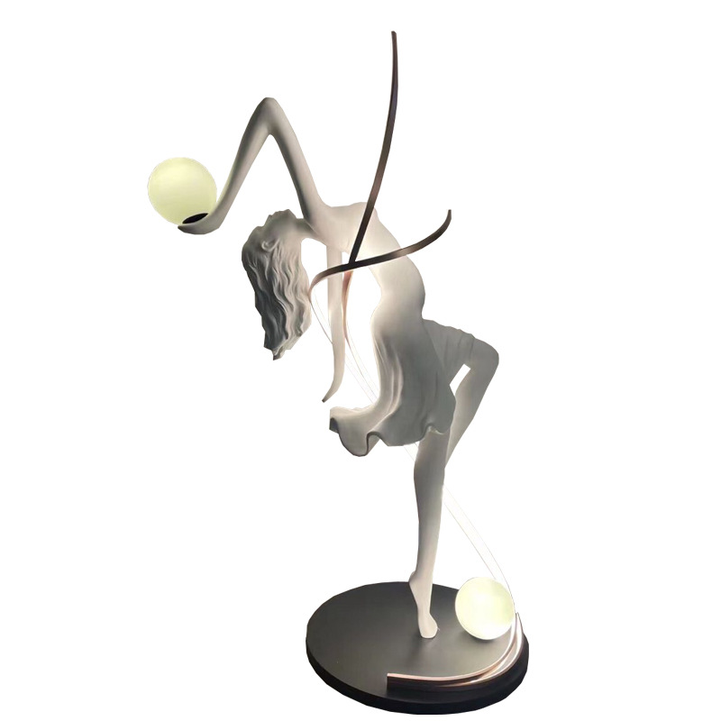 Humanoid Sculpture Floor Lamp New Art Lion Giraffe Hotel Club Exhibition Hall Sales Department Big Decorations Decoration