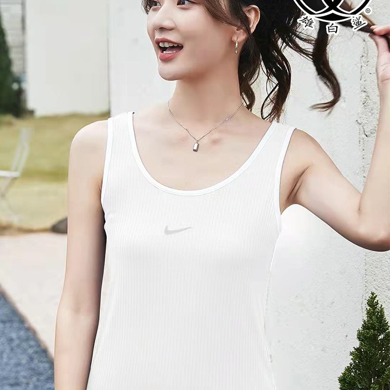 8102爽肤休闲全身小背心女夏内搭新款性感修身运动健身长款吊带