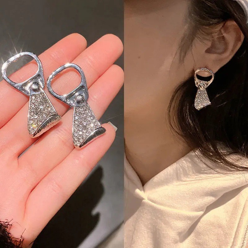 Women's Ear Studs Simple Popular Korean Retro Ins High-Grade Earrings Sterling Silver Needle Online Influencer Refined Pearl Earrings
