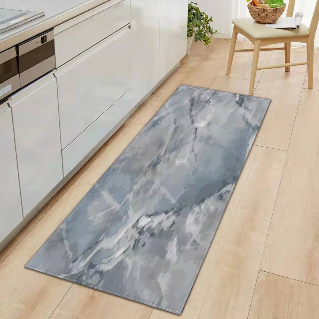 Marble Non-Slip Mat Foot Carpet Strip Floor Mat Stone Pattern Theme Door Mat Cross-Border Supply Wish Amazon EBay