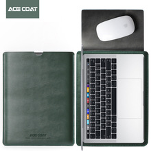 Split Leather Sleeve Protector Bag for 2022 Macbook Pro/air