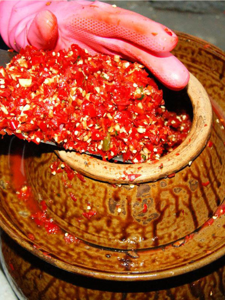 糟辣子云南贵州风味土特产老坛酸辣椒手工剁海椒酱姜蒜糟辣椒