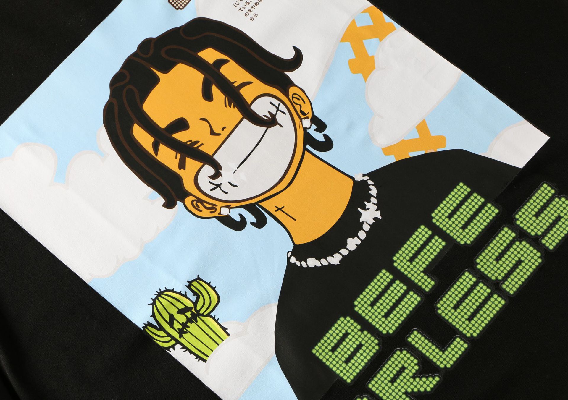 befearless原创潮牌 阳光男孩t恤长袖宽松纯棉打底衫日系印花街头