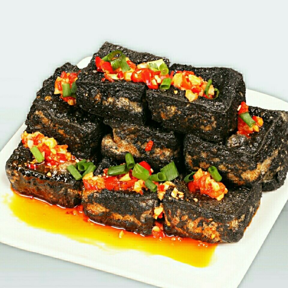 长沙油炸臭豆腐辣椒酱料小吃店调味配料蒜蓉香辣酱汁料包商用500g