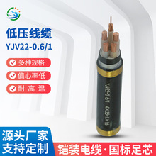 聚智龙YJV22-0.6/1KV-4*35+1*16 铠装电力电缆铜芯硬线国标保检