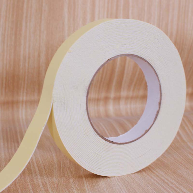 eva泡沫双面胶1毫米厚海绵胶泡棉双面胶减震挂钩胶粘着力强