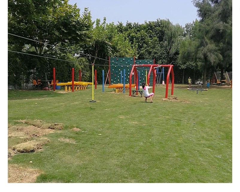 儿童溜索套装滑索手柄滑轮幼儿园钢丝绳索道横渡室内户外运输设备