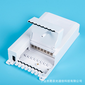 8芯光纤终端盒迷你光缆接线8core俄罗斯odf壁挂配线分纤箱ftth