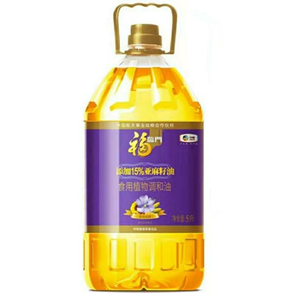 福临门食用油亚麻籽葵花籽玉米植物调和油5l中粮出品-阿里巴巴