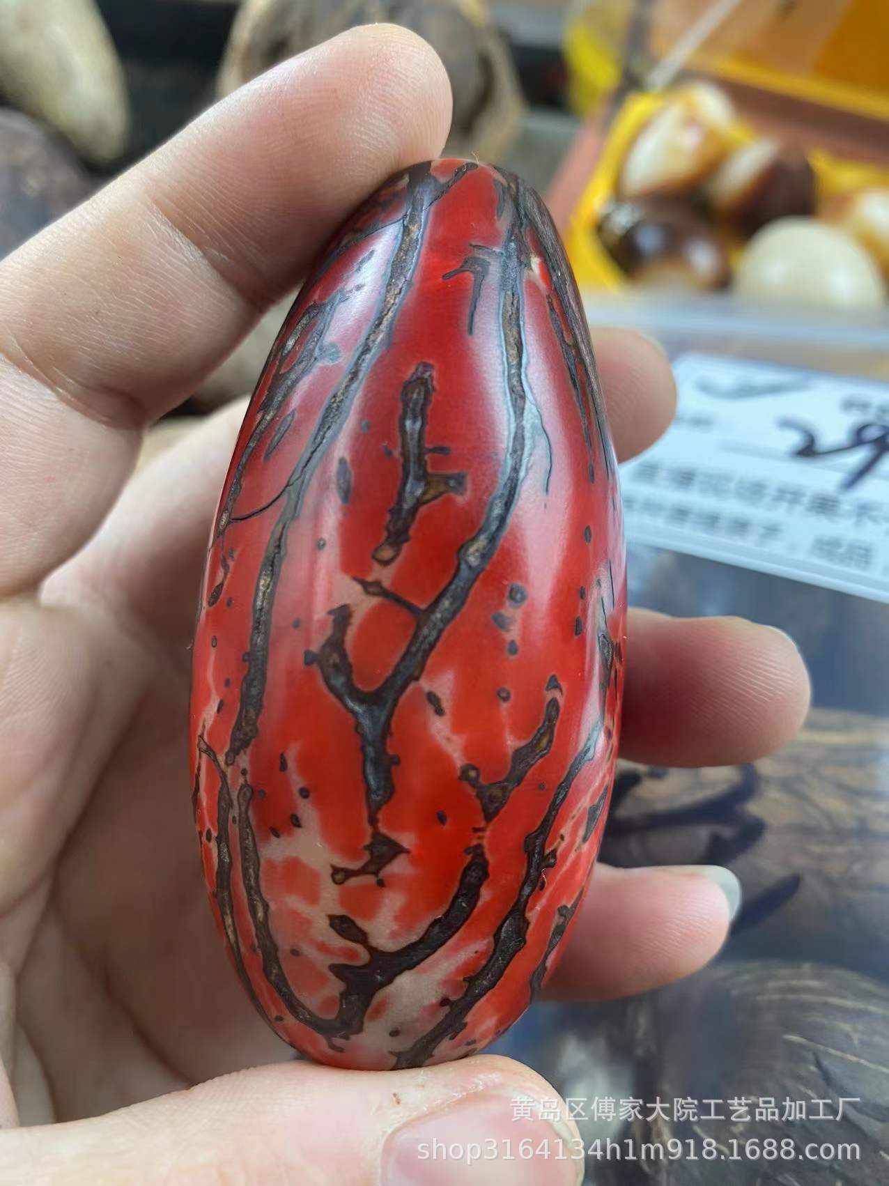 千眼菩提 彩果彩色纯红纯绿黄金果紫色果摆地摊抖音手把件菩提子