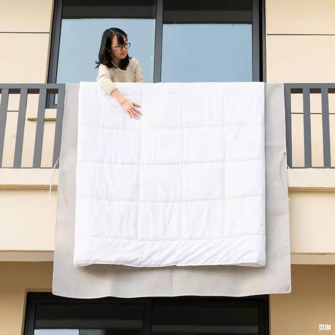 晒被子神器阳台防脏垫晒衣服垫子宿舍晾被子床单棉被垫窗台隔脏布