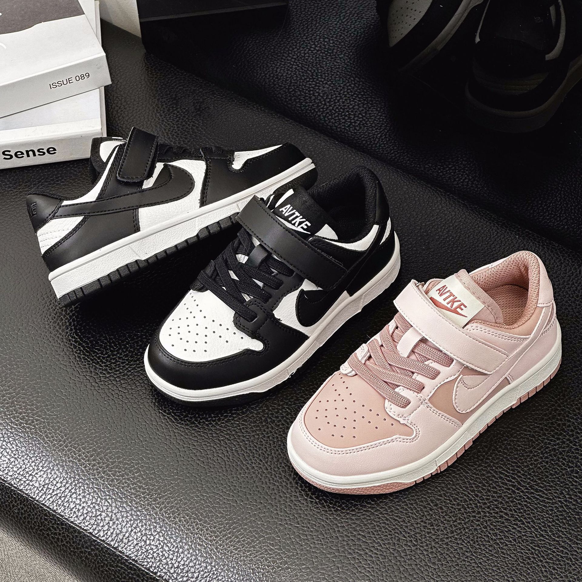 24年春款aj学生跑鞋童鞋男童板鞋时尚百搭女童休闲鞋中大童运动鞋