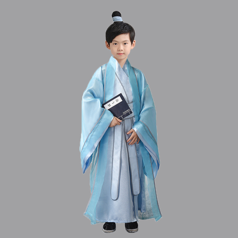 儿童古装汉服男童公子超仙宋朝古代侠客衣服男孩风国学表演服