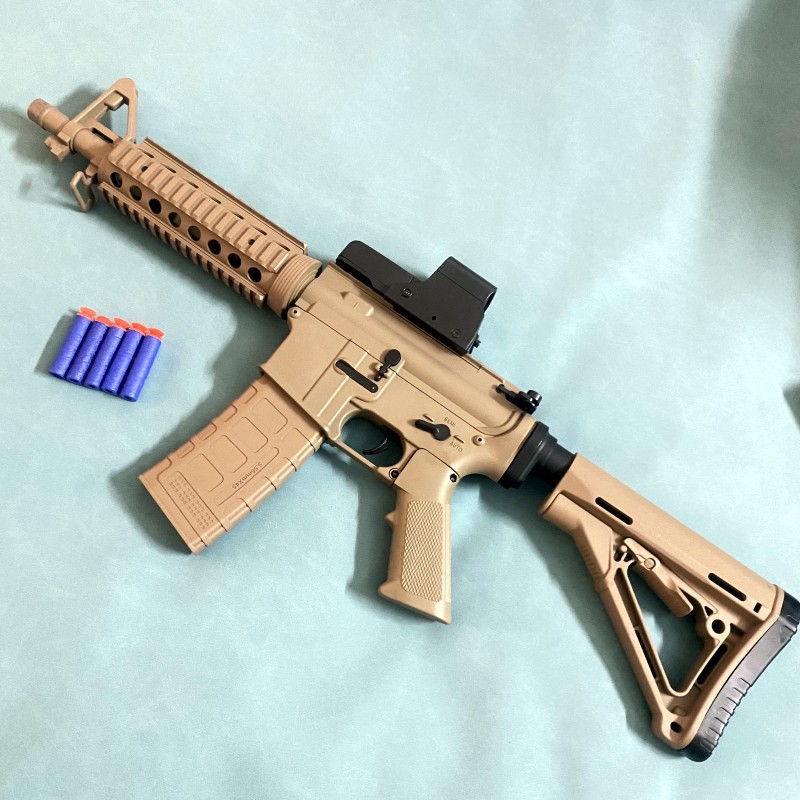 m416锦明军典100软弹枪电动连发cs真人模型枪全系列12男孩子吃鸡