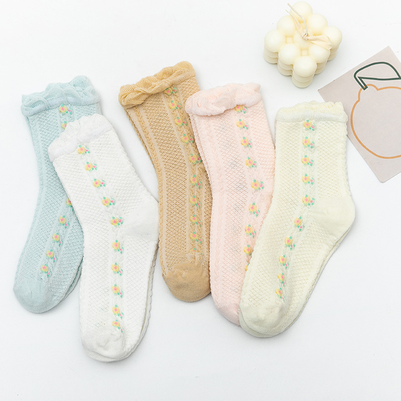 Maternity Socks Spring and Summer Thin Cotton Socks Width Socks with Non-Binding Top Not Feel Tight with Feet Pregnant Women Postpartum Maternity Socks Summer Breathable Women's Socks