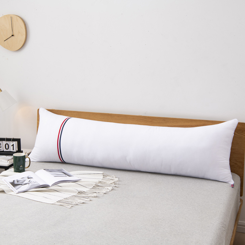雅绿家纺 床上用品双人长枕芯酒店情侣枕头等身体长枕批发1.5m