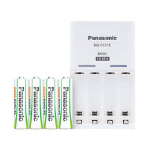 Panasonic/松下镍氢可充电电池5号4粒装+标准充电器套装原装正品