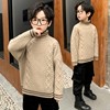 Boy Turtleneck Socket 2020 new pattern children Autumn and winter CUHK Korean Edition Western style boy Base coat