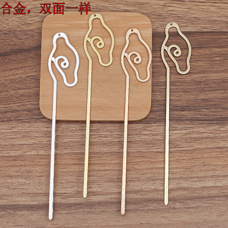 diy jewelry accessories ancient style palace headdress step hairpin material new alloy hairpin