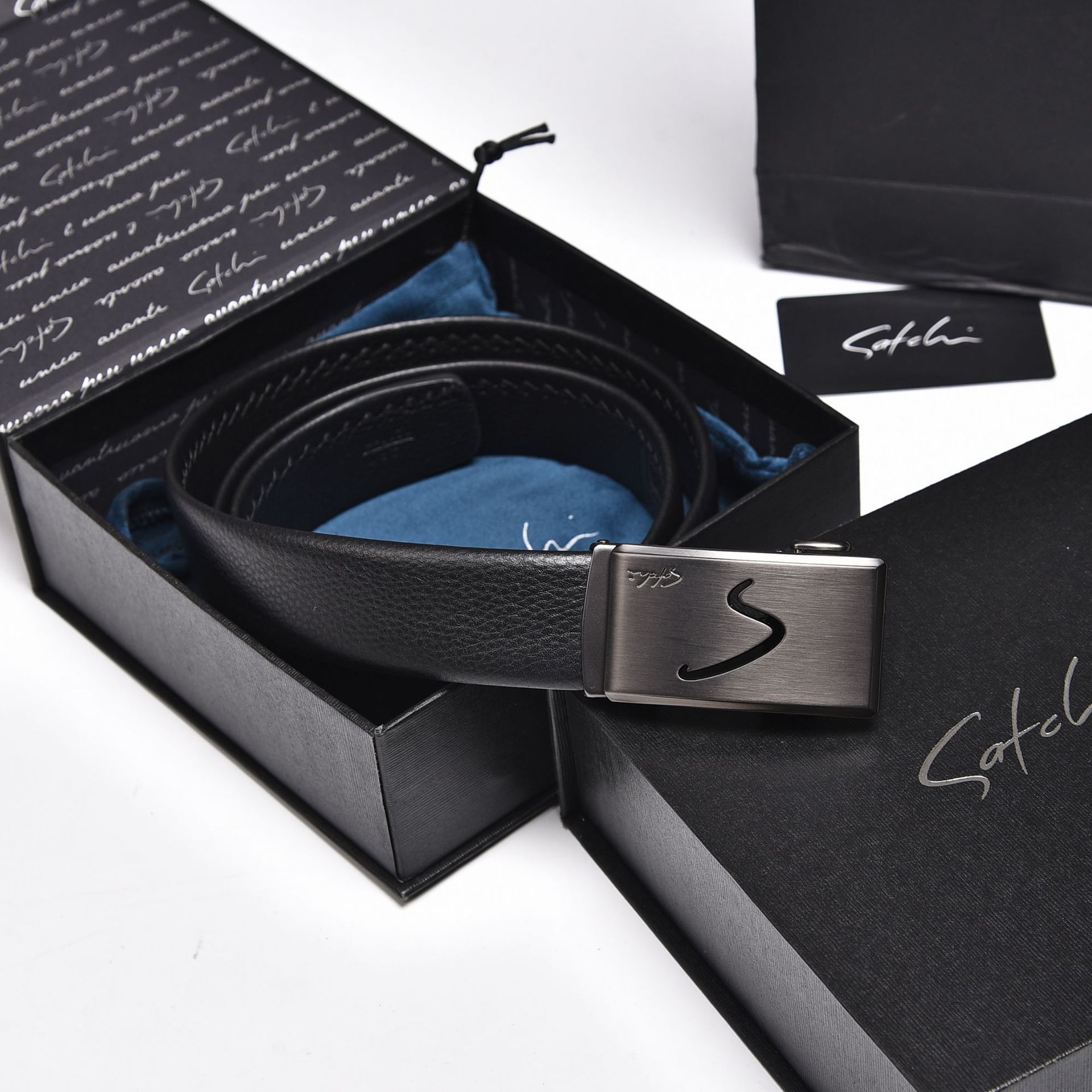 618团购代发沙驰皮带男士真皮商务时尚裤带休闲青年男自动扣腰带