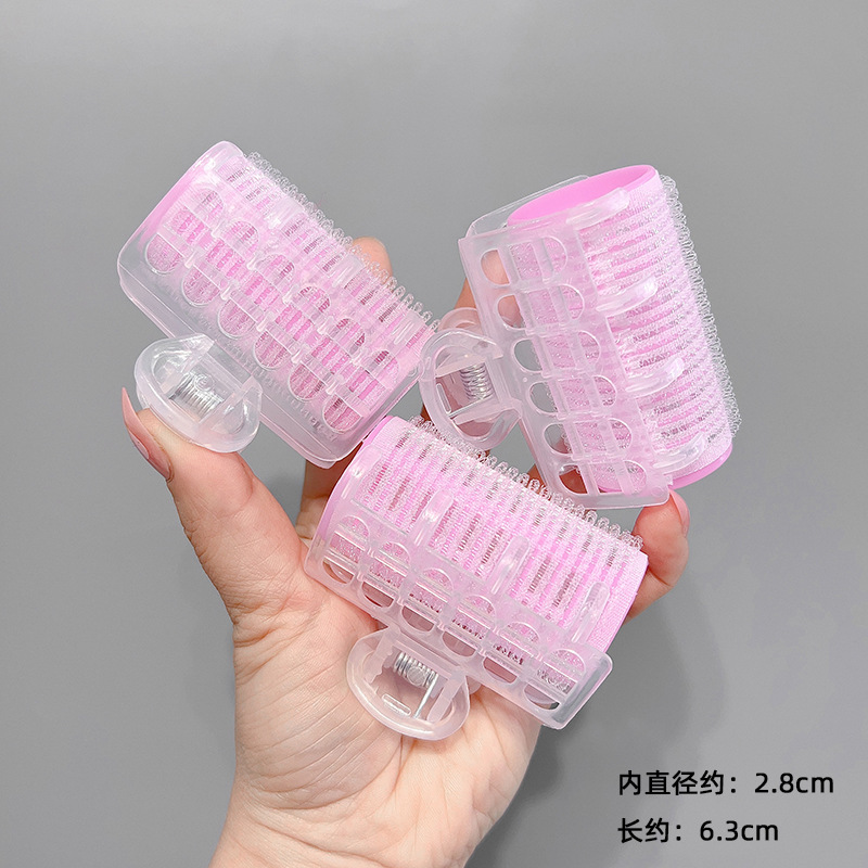 Air Eight-Shaped Fringe Curls Large Self-Adhesive Hair Root Fluffy Artifact Female Lazy Hollow Plastic Tape Clip