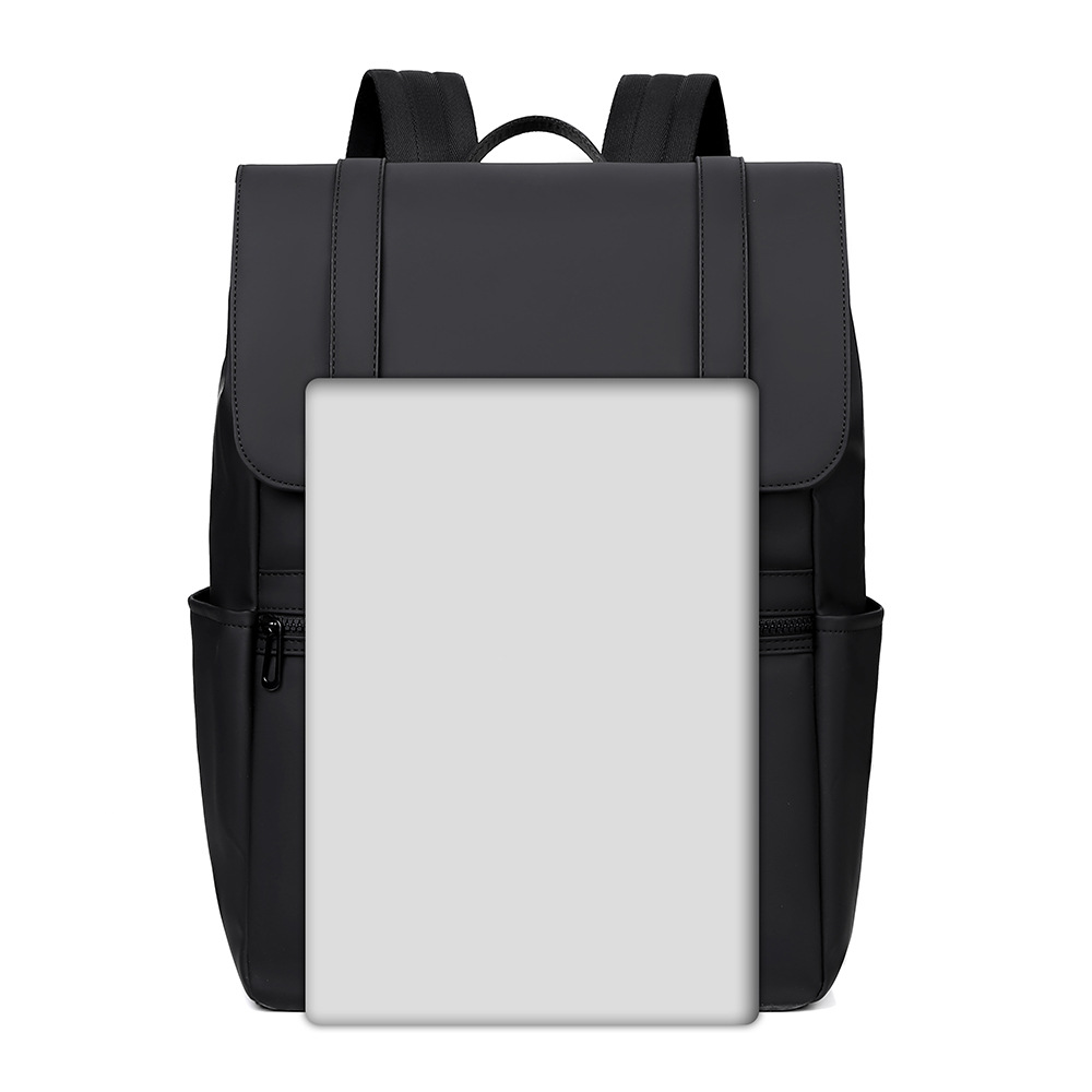 新款轻便简约双肩包男士高级感休闲背包大容量商务电脑包通勤背包