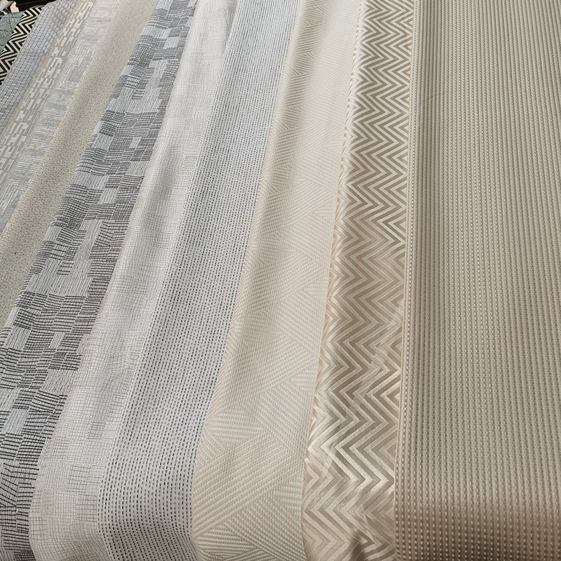 Modern Light Luxury High Precision Jacquard Curtain Pillow Cloth Sofa Cushion Fabric Designer Sample Room Fabric