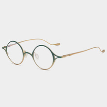 ARLT5958纯钛复古眼镜架自主品牌圆框超轻可配防蓝光近视太阳眼镜