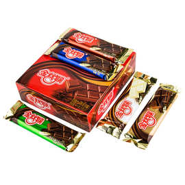 金丝猴牛奶巧克力棒代可可脂五色板50g/条童年排块小零食即食非手