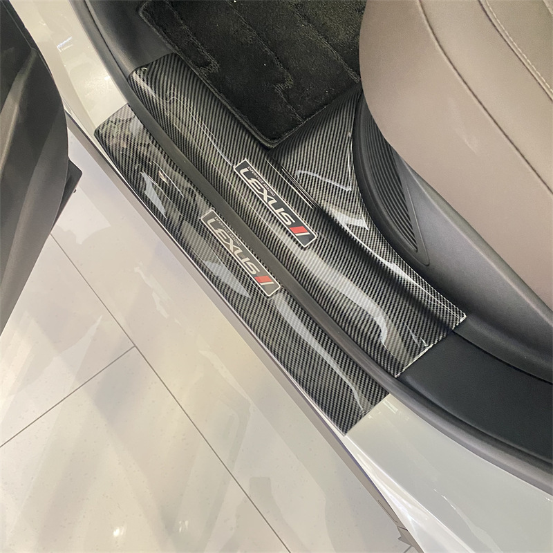 雷克萨斯rx300/200t改装专用 碳纤维迎宾踏板 300h内门槛条后护板