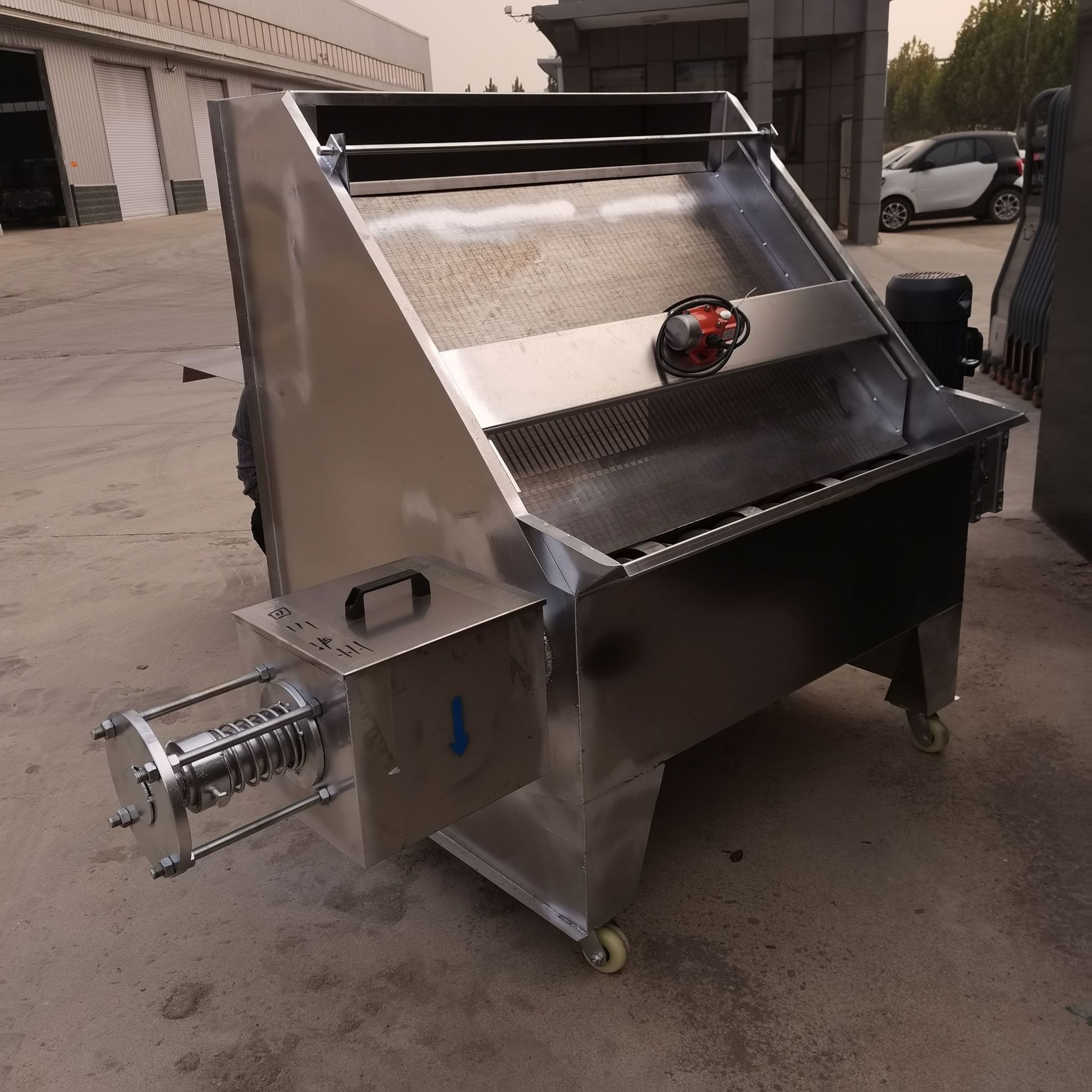 畜禽粪便脱水机 纸浆药渣螺旋挤压脱水机 污水污粪固液分离机