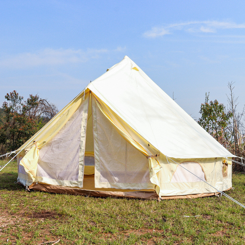 户外露营帐篷 野餐轻奢蒙古包帐篷防雨防晒遮阳户外露营 露营帐篷