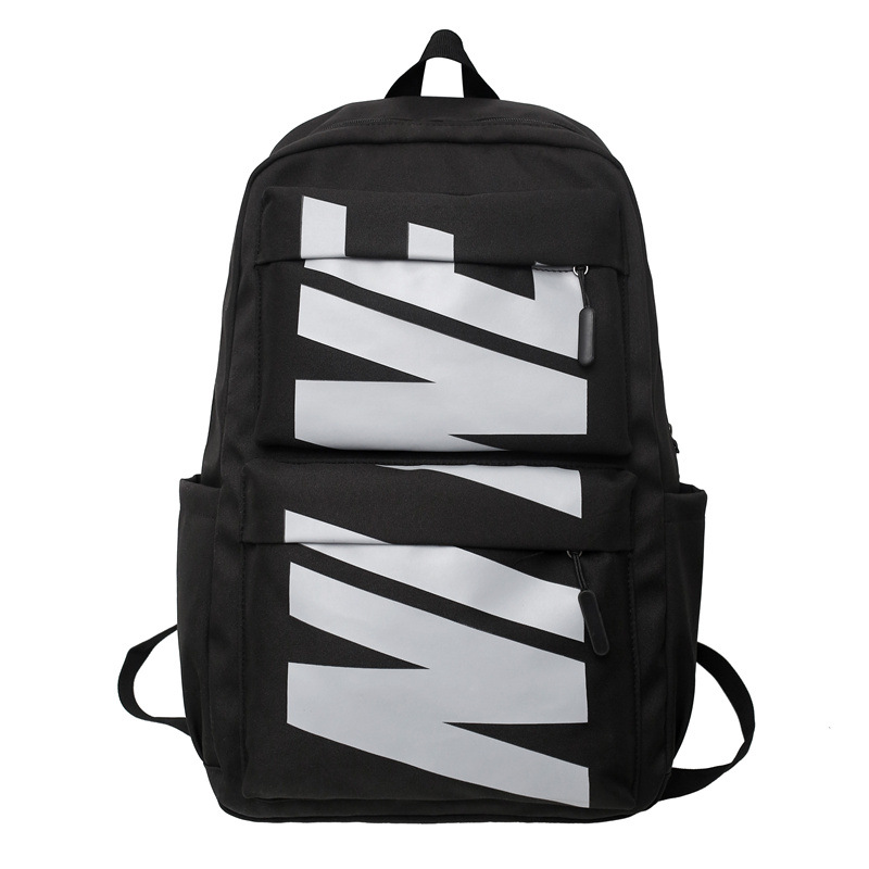 Schoolbag Female Junior High School Student Simple Backpack Primary School Student 2023 New Large Capacity High School Student College Students' Backpack Male