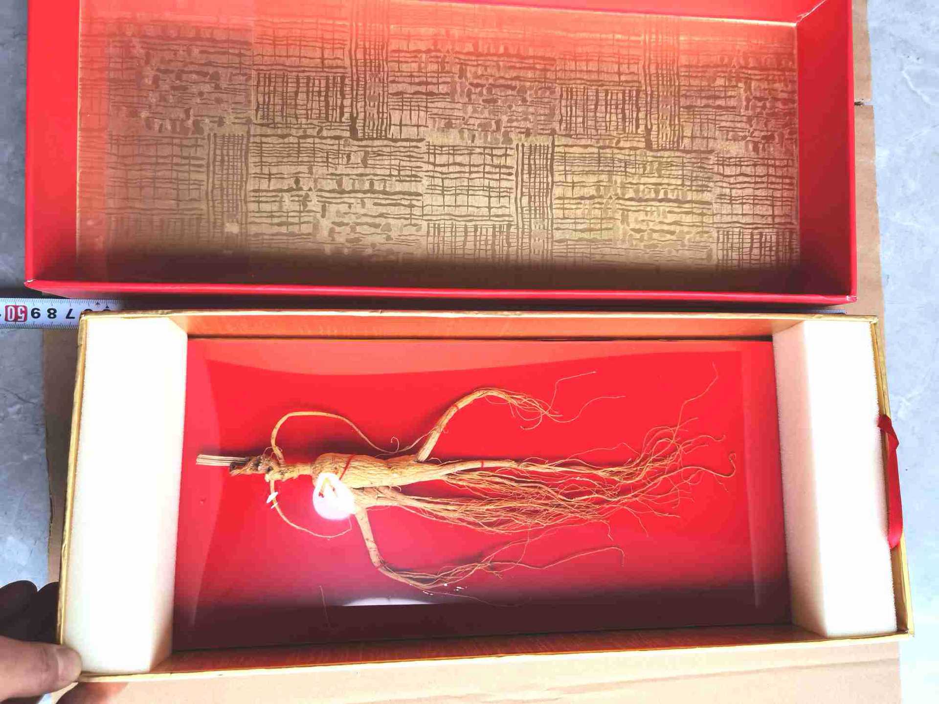 北京同仁堂人参礼盒装45厘米东北野山参人参送礼伴手礼品包装