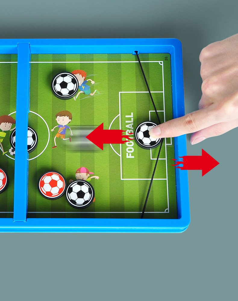新款儿童弹弹棋桌面游戏足球弹射棋亲子互动对战游戏棋盘桌游益智