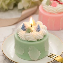 香薰蜡烛 造型蜡可爱蛋糕送闺蜜生日女节日礼品拍照装饰厂家