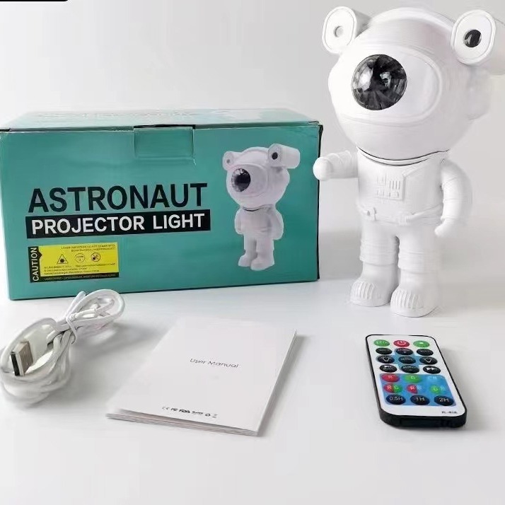 Astronaut Starry Sky Projection Lamp Spaceman Bluetooth Music Projector Rgb Colorful Changeable Starry Sky Atmosphere Light