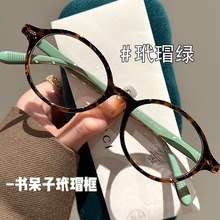 书呆子韩系眼镜近视女可配有度数小红书同款素颜神器显瘦眼睛框架