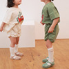 children Summer new suit Korean Fan motion Casual Cartoon printing T-shirt men and women Short sleeved shorts suit children Summer new suit Korean Fan motion Casual Cartoon printing T-shirt men and women Short sleeved shorts suit