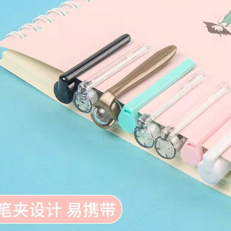 Creative Gel Pen Student Full Needle Tube Cute Cartoon Fashion 0.38/0.35 Black Gel Pen Wholesale