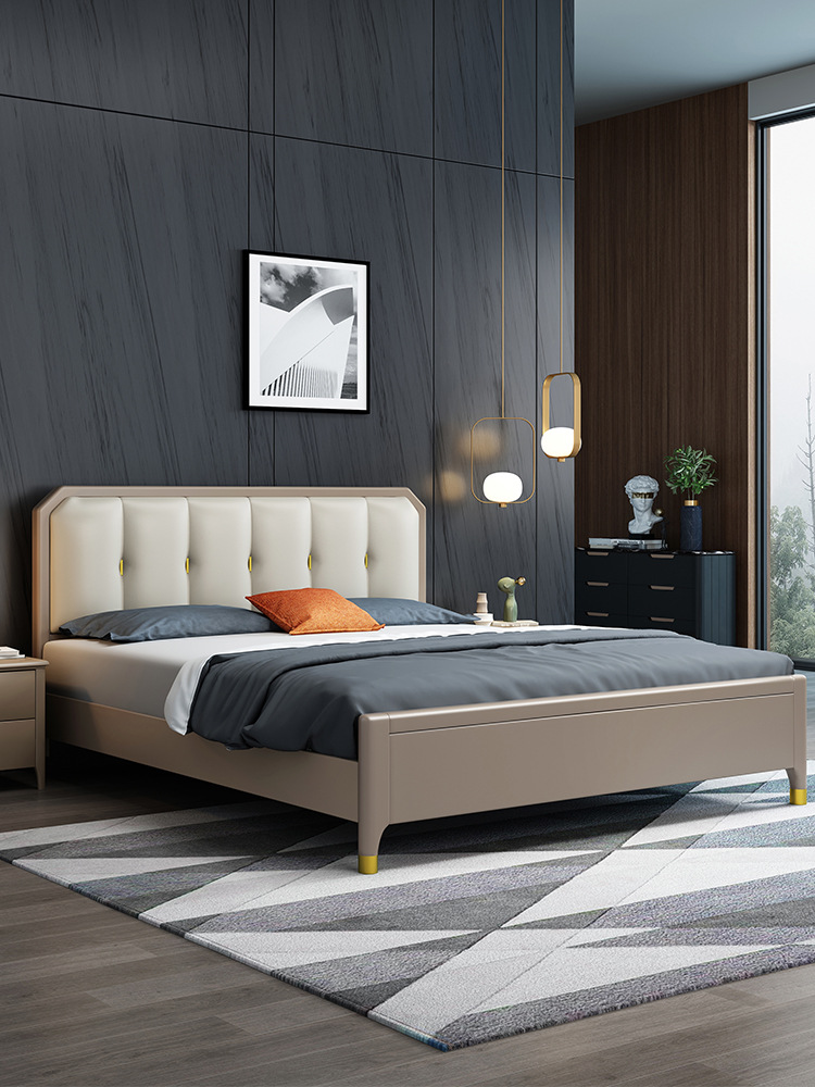 8米主卧双人床1.35×2米小户型床现代储物箱体床