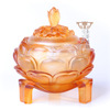 Colored glaze Lotus Incense burner Buddhist Qibao Disk censer Sandalwood furnace Aromatherapy furnace auspicious Size goods in stock Colored glaze Lotus Incense burner Buddhist Qibao Disk censer Sandalwood furnace Aromatherapy furnace auspicious Size goods in stock