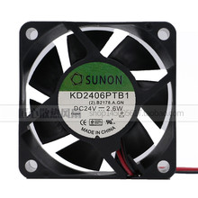 SUNON建准 KD2406PTB1 6025 6cm 24V 2.6W 变频器服务器风扇