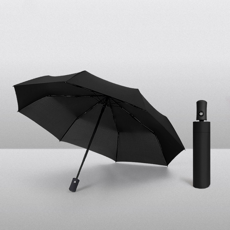 Folding Automatic Sun Umbrella Unisex Vinyl Sun Protective UV Protection Dual-Use Advertising Printing Umbrella Sunny Umbrella