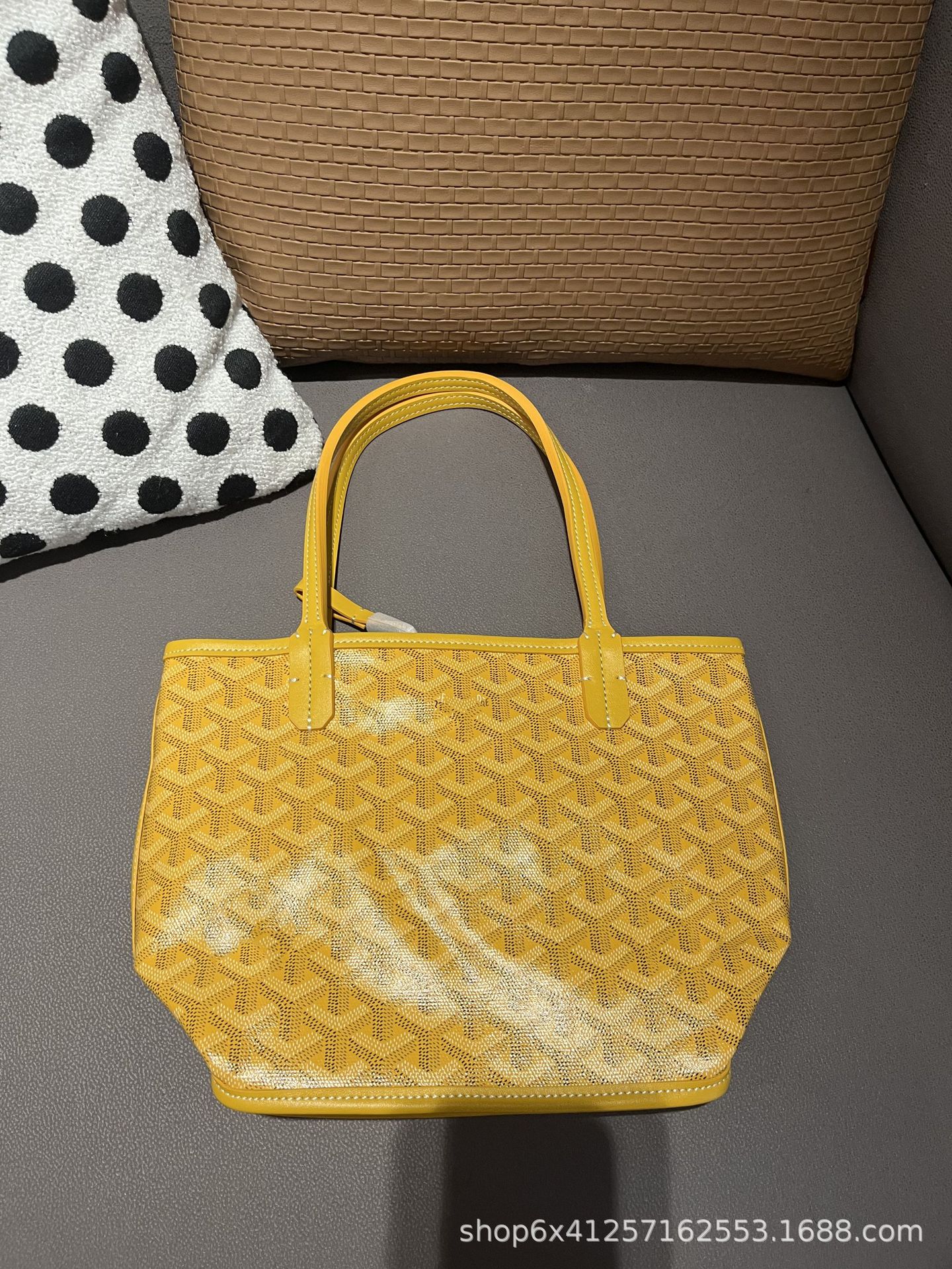 狗牙包托特包戈雅双面子母购物袋迷你 高雅德单肩手提菜篮子女包